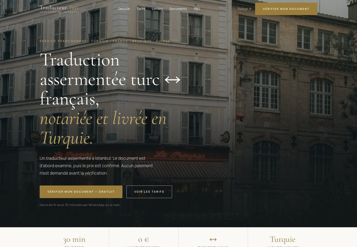 Traducteur Turc — 1